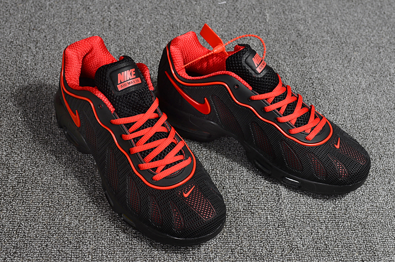 New Nike Air Max 96 Black Red Shoes - Click Image to Close